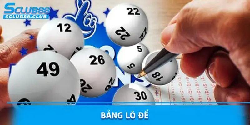 bảng lô đề sclub88