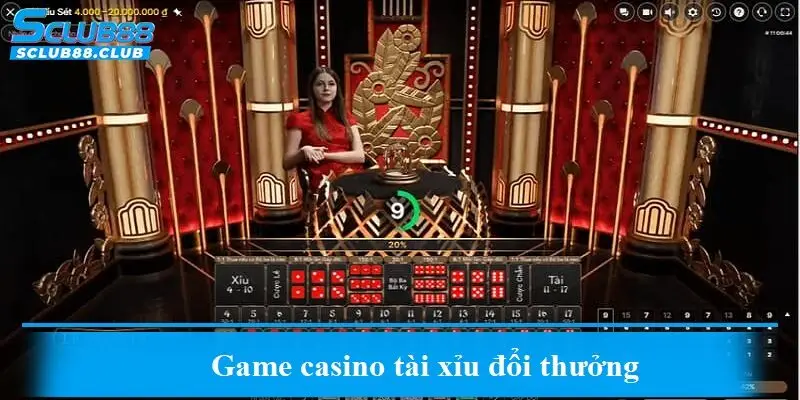 Game casino tài xỉu đổi thưởng
