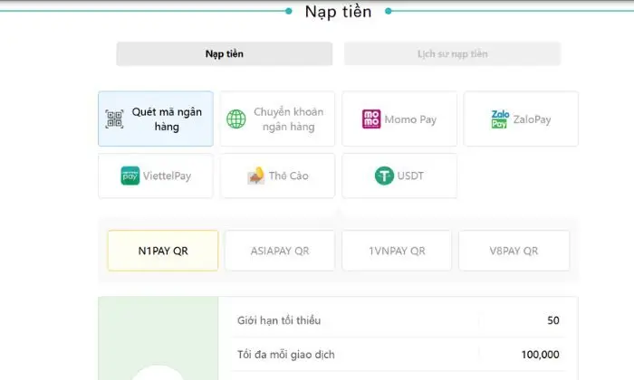 Phương thức thanh toán Sclub88 hiện đang hỗ trợ